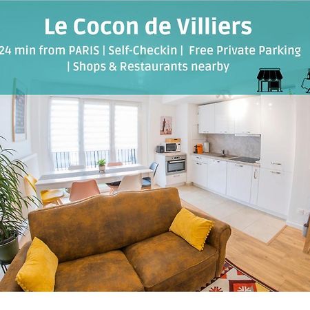 Paris & Disneyland - 2Min From Train Station - Free Private Parking Villiers-sur-Marne Eksteriør bilde