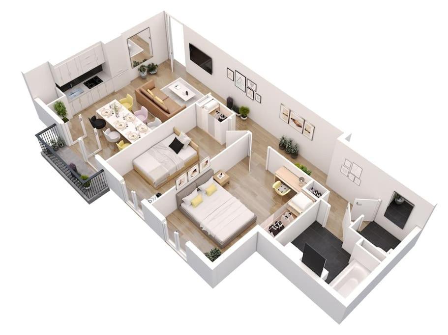 Paris & Disneyland - 2Min From Train Station - Free Private Parking Villiers-sur-Marne Eksteriør bilde
