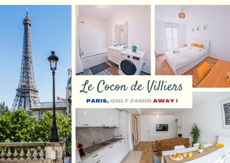 Paris & Disneyland - 2Min From Train Station - Free Private Parking Villiers-sur-Marne Eksteriør bilde